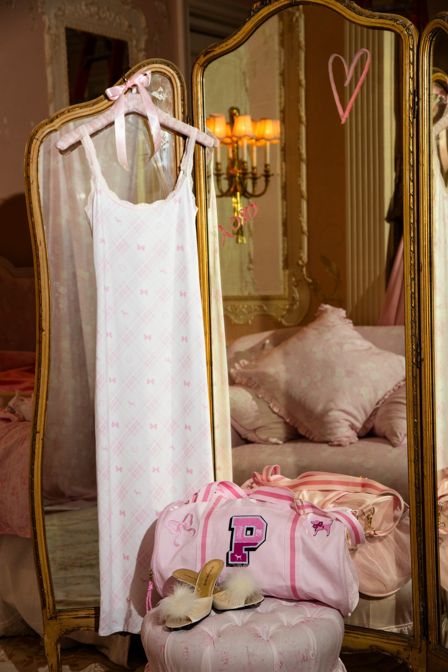 PINK x LoveShackFancy Duffle Bag