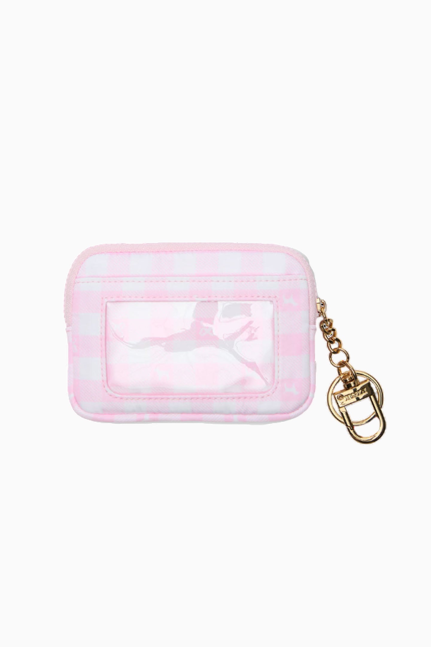 PINK x LoveShackFancy Zip Cardcase - ICON GINGHAM