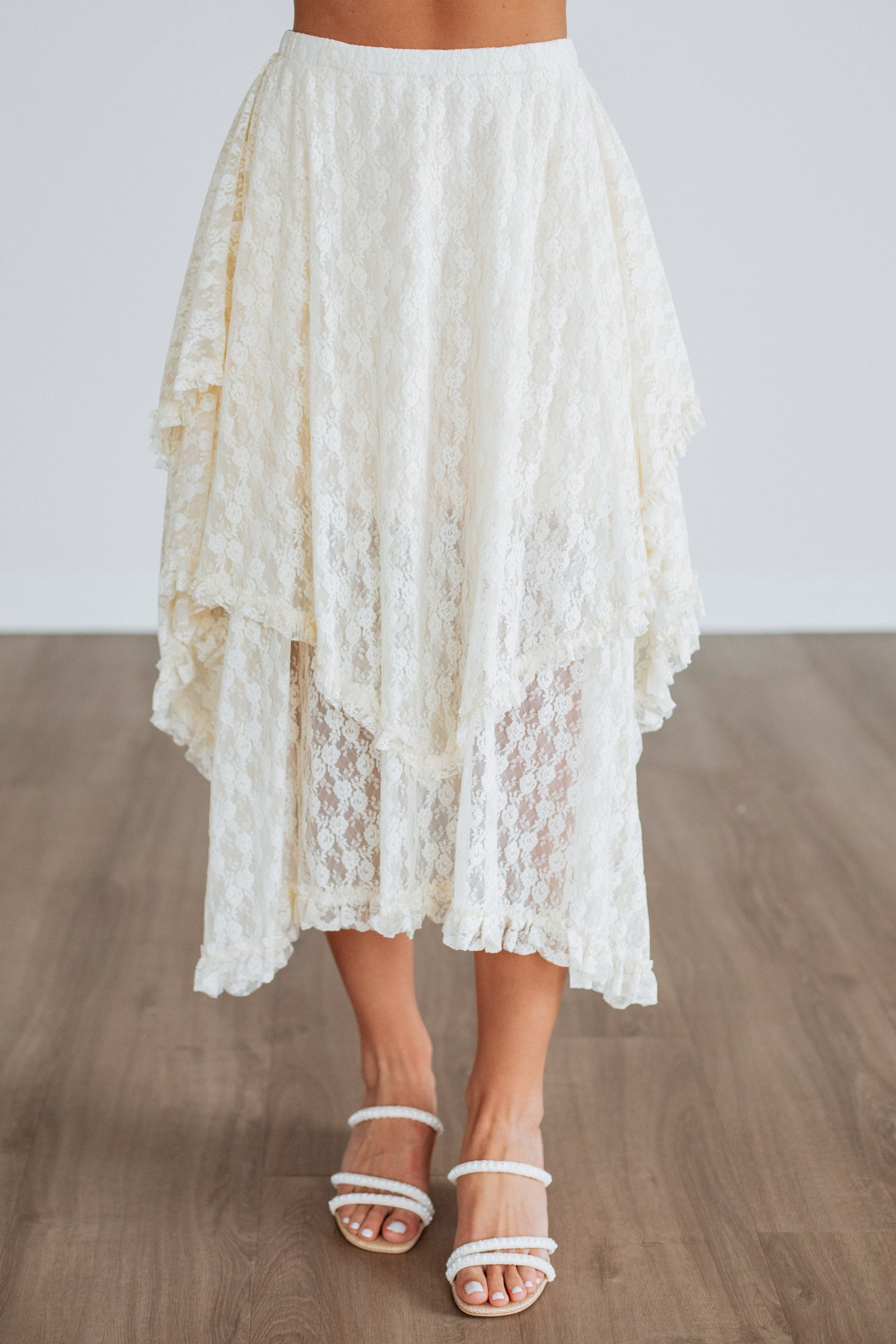 Giselle Lace Midi Skirt