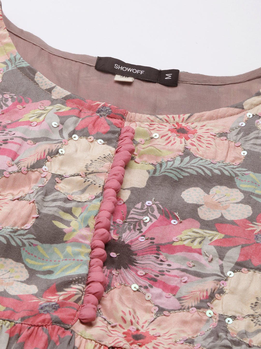 Women's Printed Empire Multi Dress