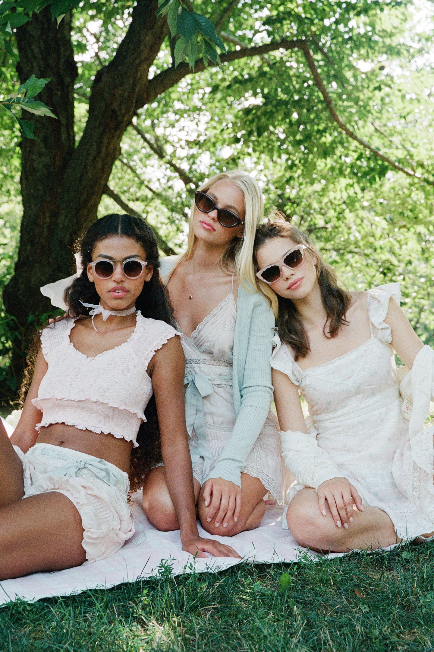 LoveShackFancy x KREWE Sasha Sunglasses
