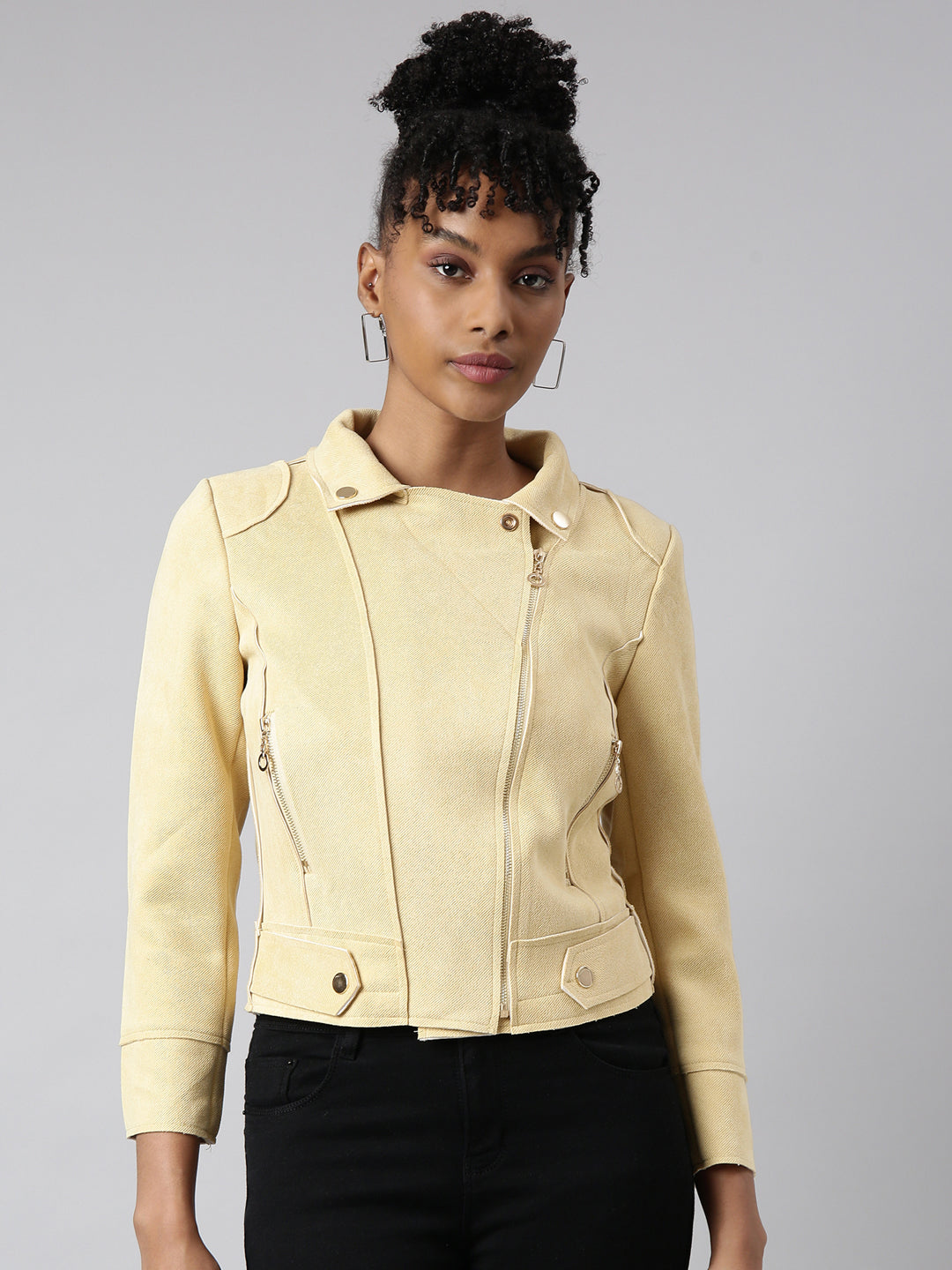 Women's Yellow Tailored Jacket