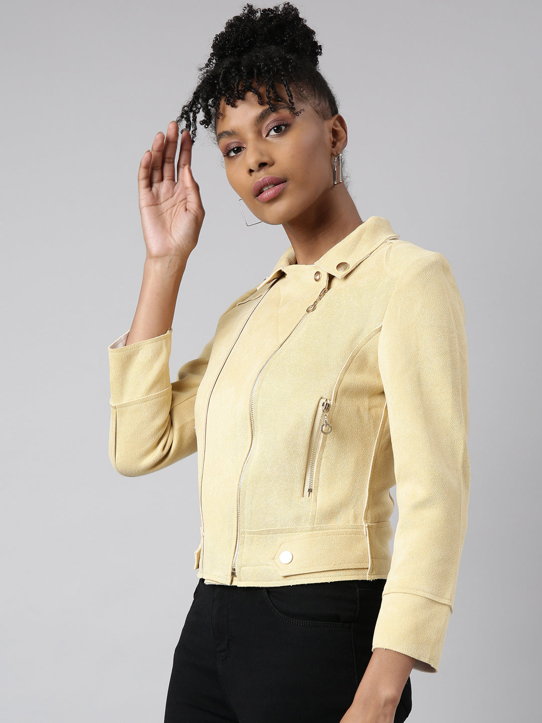 Women's Yellow Tailored Jacket
