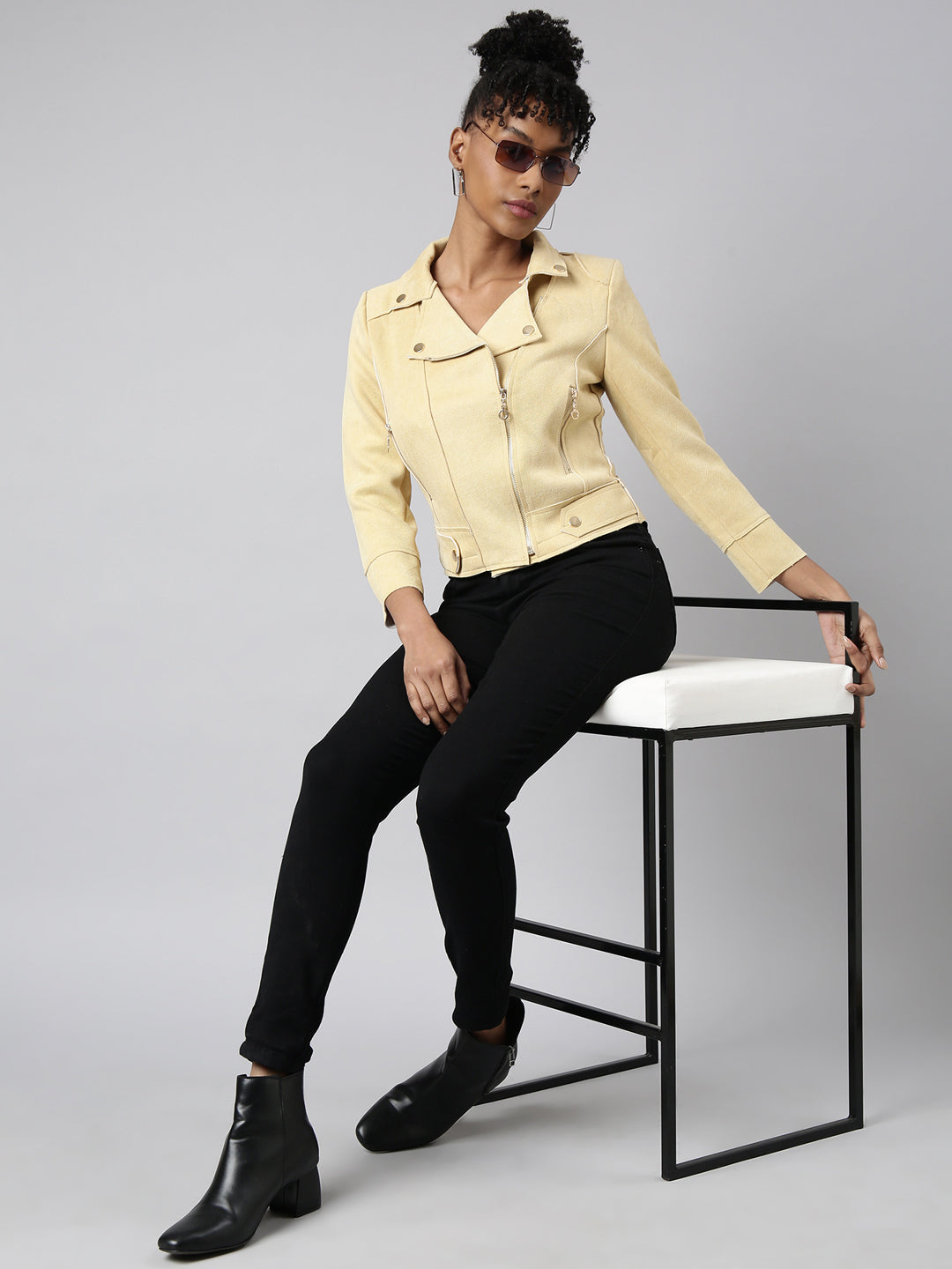 Women's Yellow Tailored Jacket