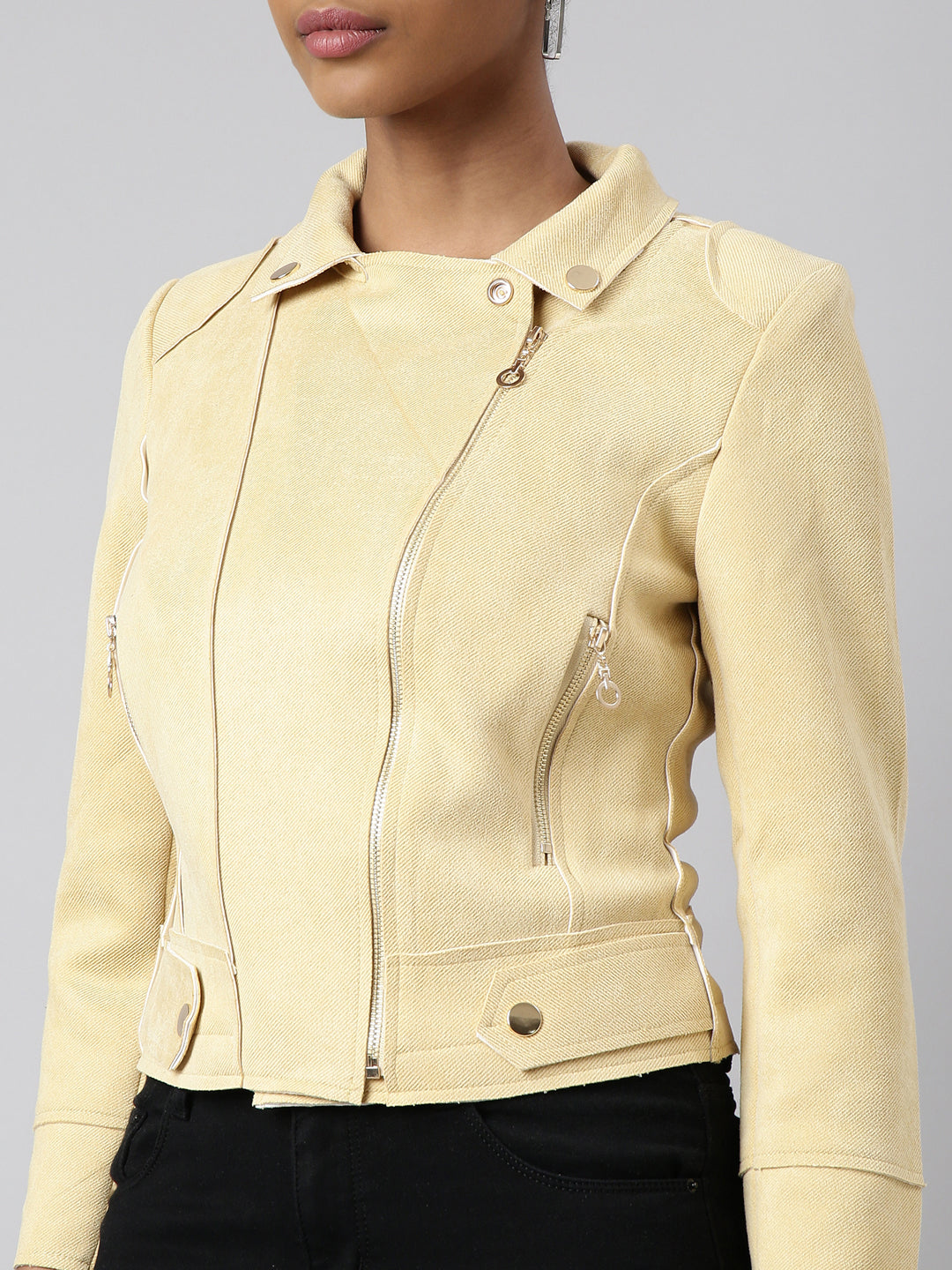 Women's Yellow Tailored Jacket