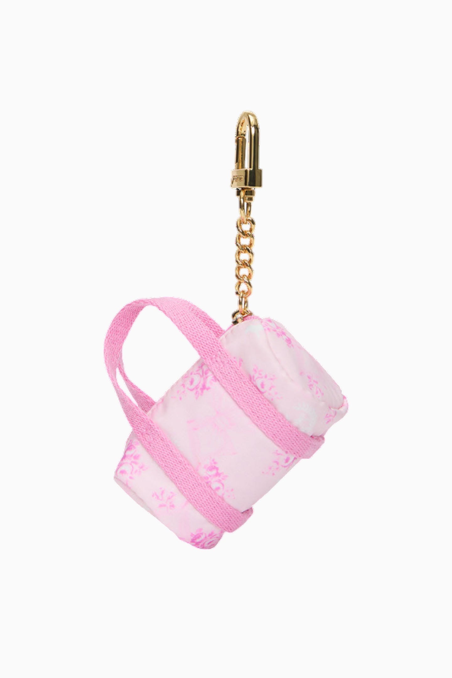 PINK x LoveShackFancy Mini Duffle Keychain Charm