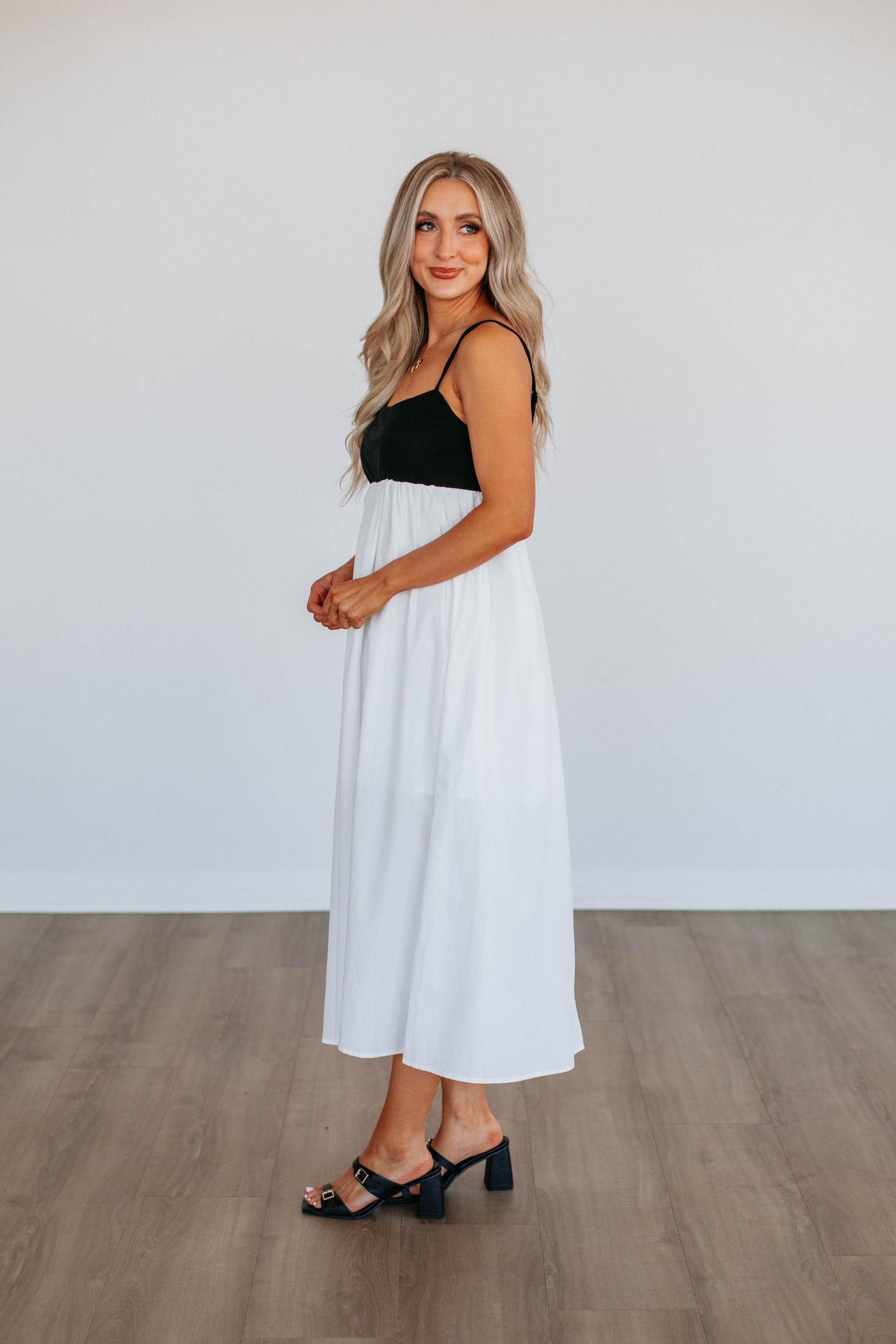 Marleigh Babydoll Midi Dress
