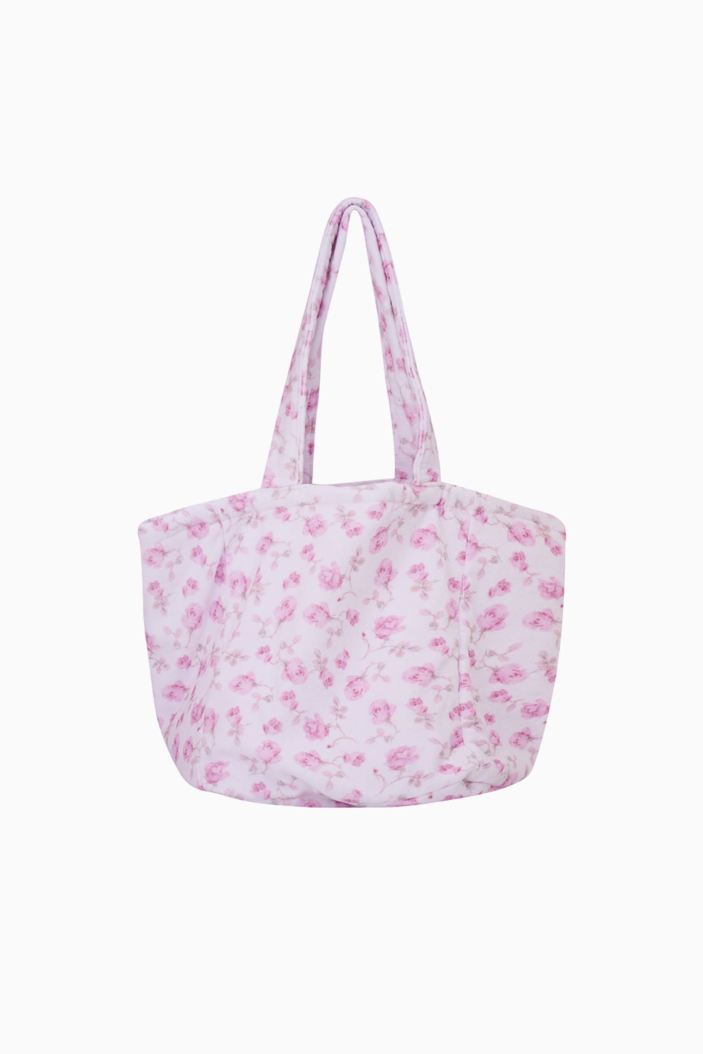 Rosaline Heirloom Print Terry Beach Tote - STERLING DUSK