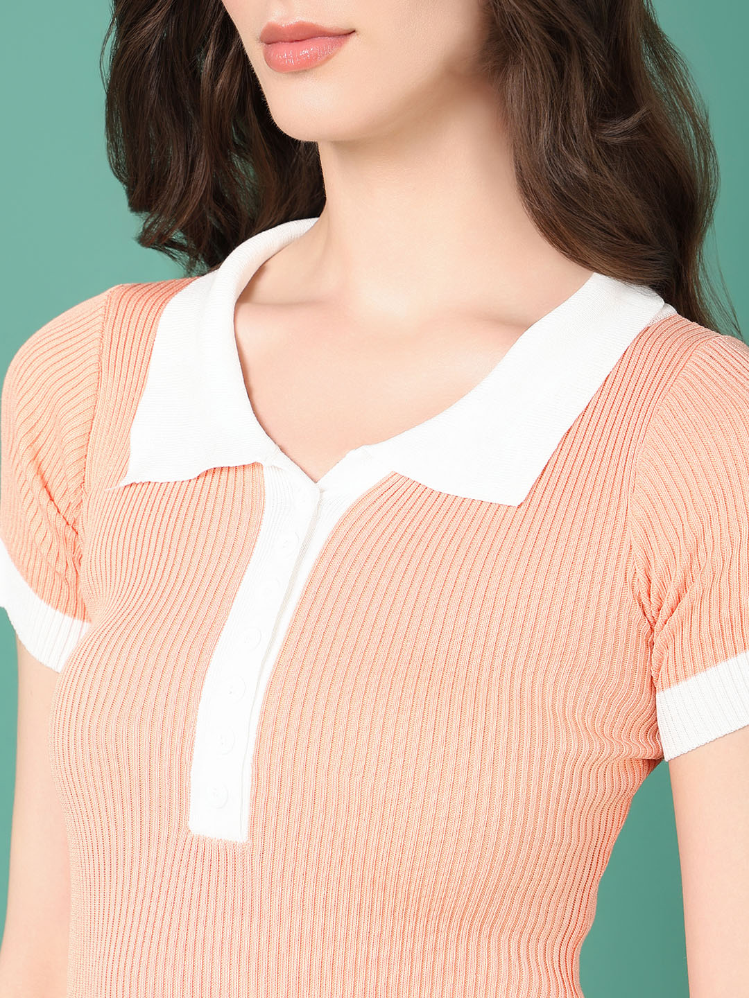 Women's Peach Bodycon Dress