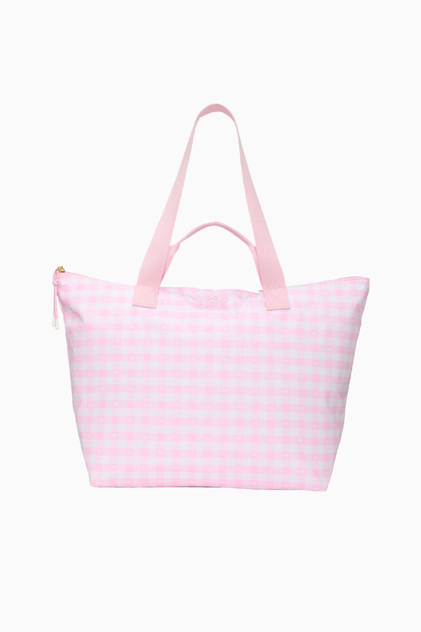 PINK x LoveShackFancy Tote Bag - ICON GINGHAM