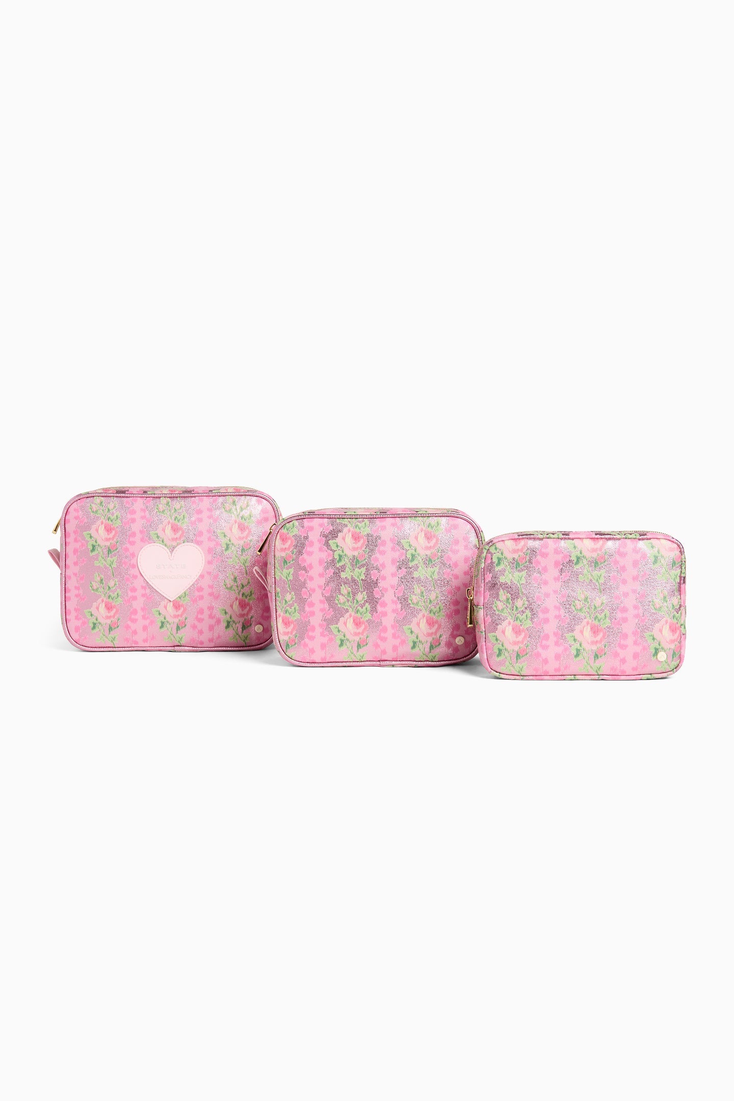 STATE x LoveShackFancy Heirloom Print Travel Pouch Set