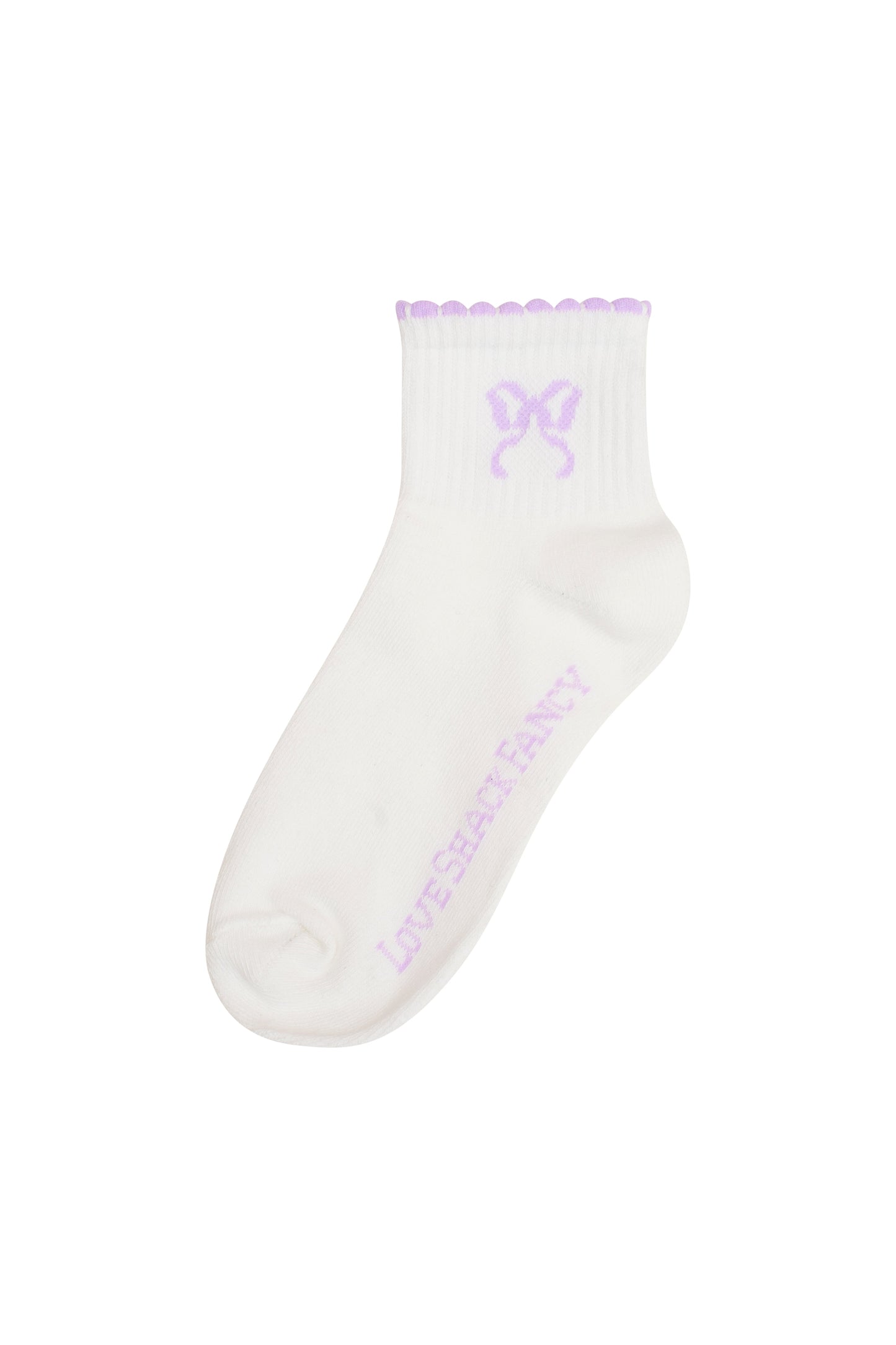 Doyenne Cotton Bow Ankle Socks